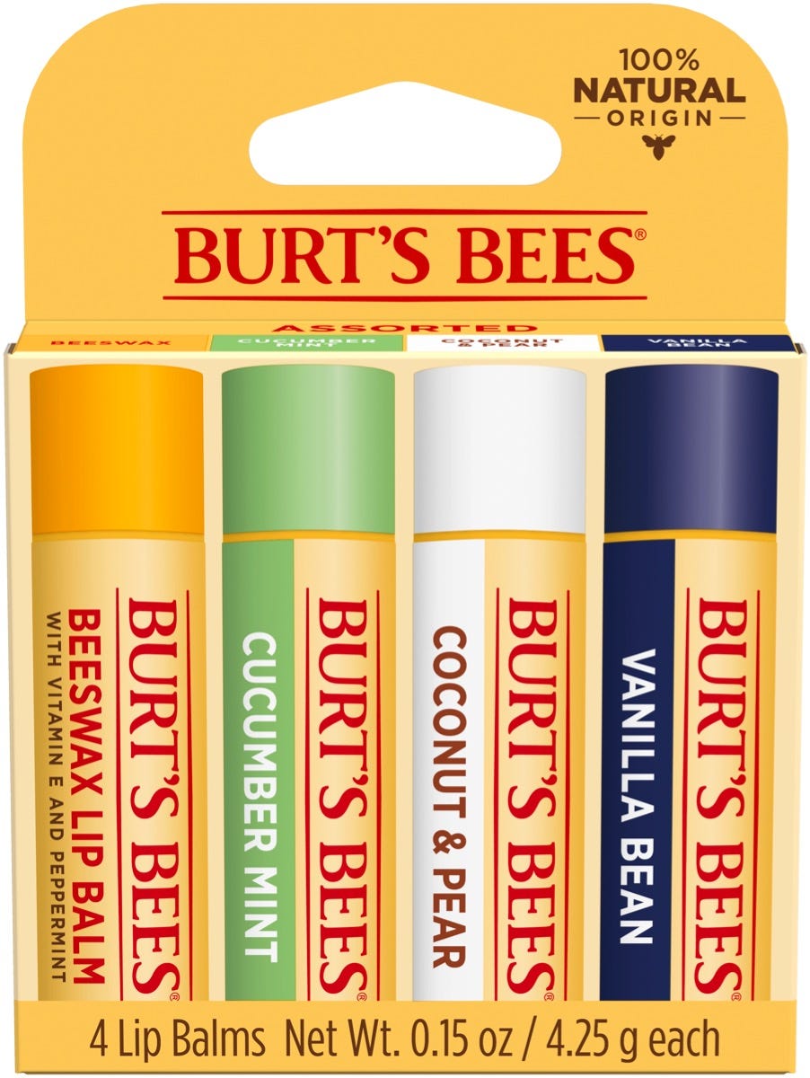 Super Sampler Lip Balm 4 Pack Burt s Bees