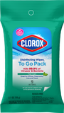 Clorox® Disinfecting Wipes₃ On the Go - 9 count