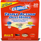 Clorox® Triple Action Dust Wipes
