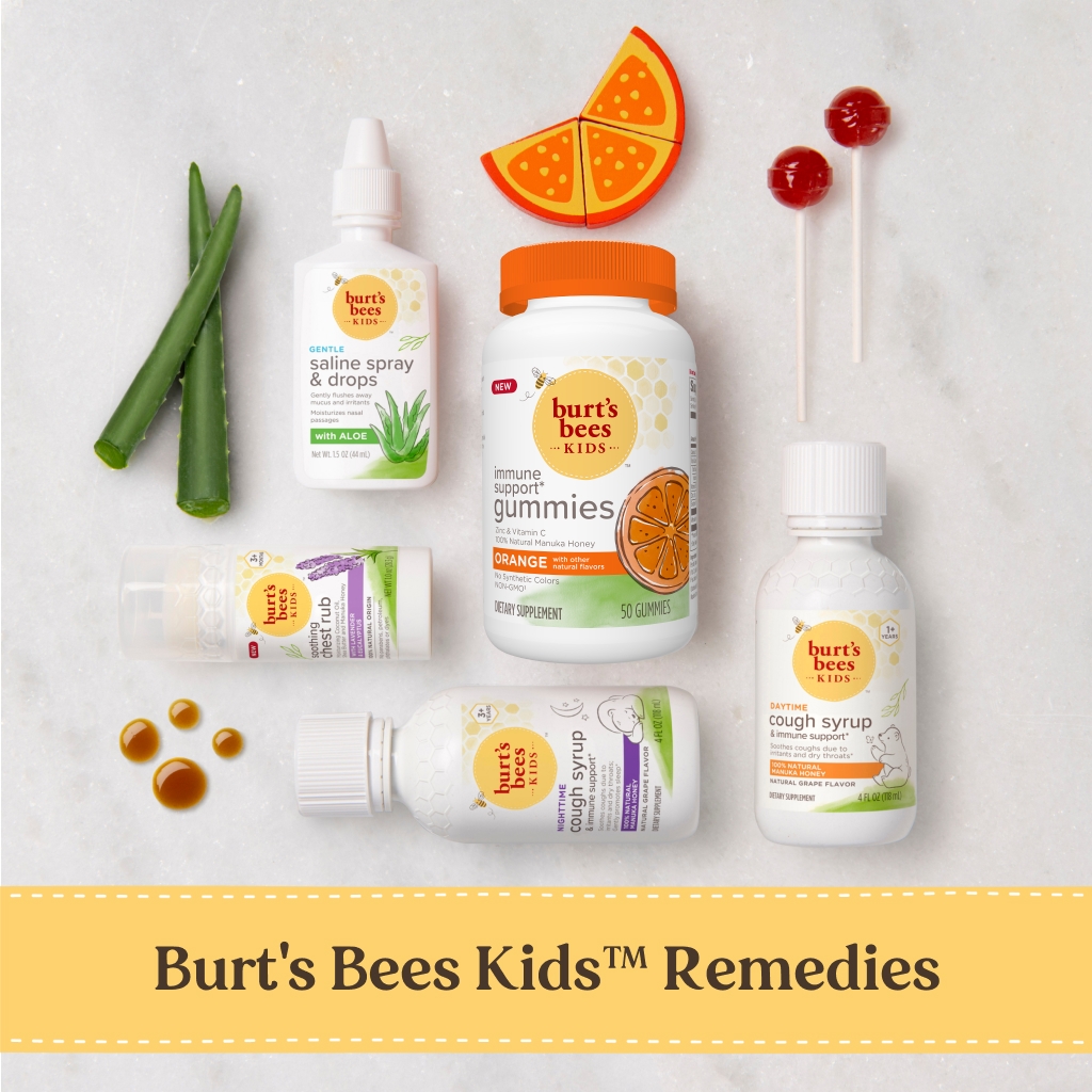 Burt's Bees Burt's Bees Kids Throat Soothing Pops, Fruit Fusion