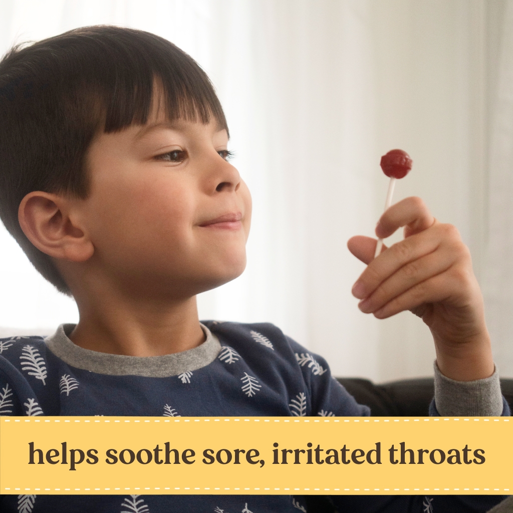 Burt's Bees Burt's Bees Kids Throat Soothing Pops, Fruit Fusion